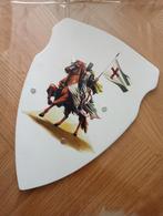 Groot houten schild ridder met paard als nieuw, Ophalen of Verzenden, Zo goed als nieuw