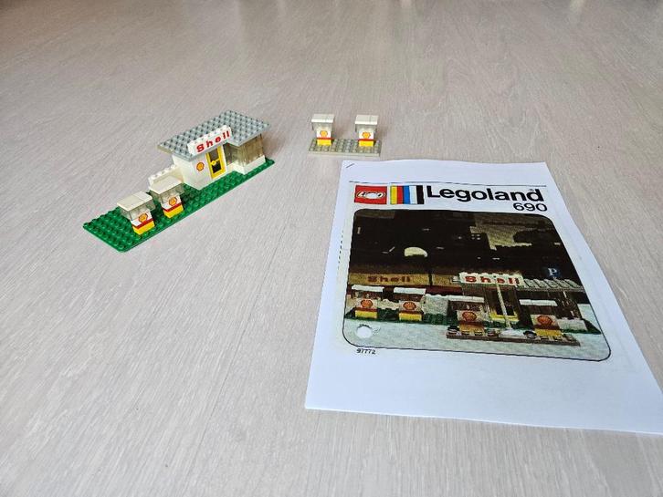 Lego Legoland 690 Shell Station, Kinderen en Baby's, Speelgoed | Duplo en Lego, Gebruikt, Lego, Complete set, Ophalen of Verzenden