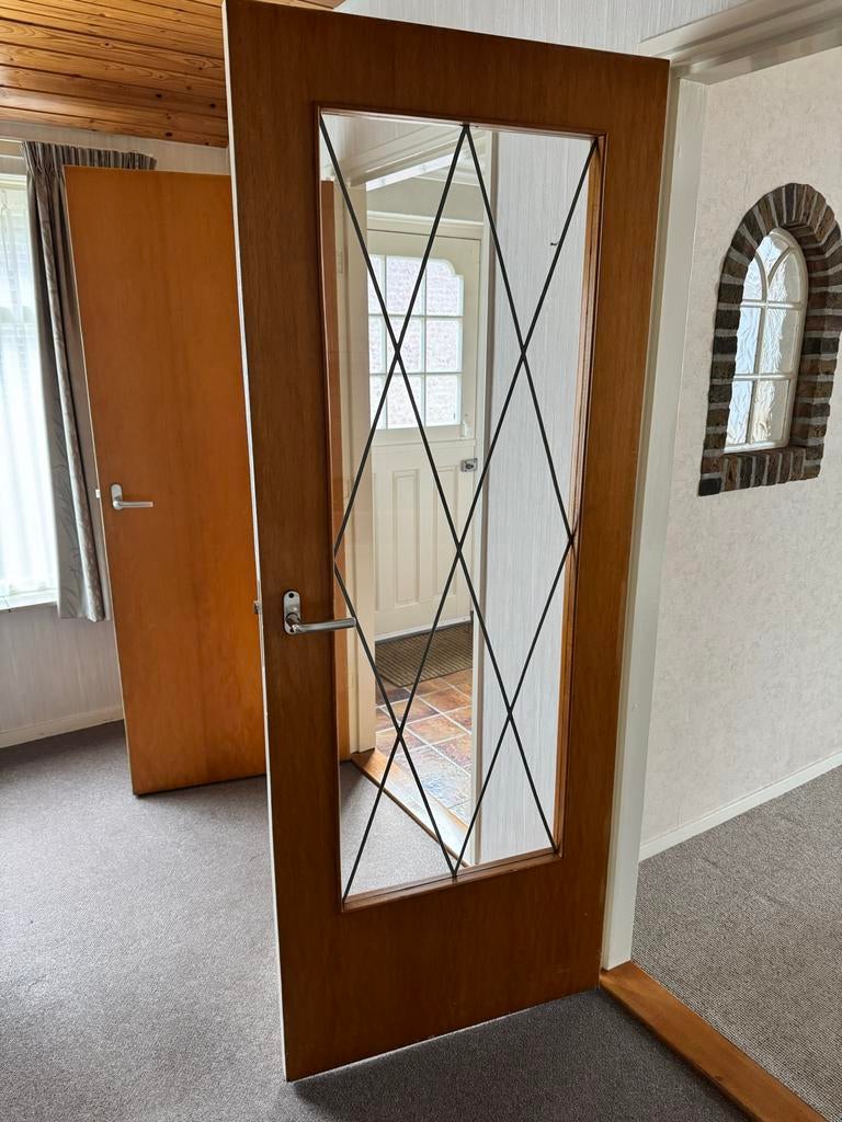 Partij Vintage / retro Binnendeuren, Ophalen, Gebruikt, 80 tot 100 cm, Binnendeur