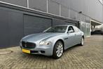 Maserati Quattroporte 4.2 V8 – 39.000 km – Nieuwstaat, Automaat, Achterwielaandrijving, Leder, Zilver of Grijs