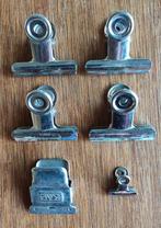 6 papierklemmen, Ophalen of Verzenden, Gebruikt, Overige typen