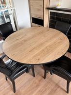 Verstelbare eettafel ø1.30m, Ophalen, Zo goed als nieuw
