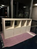 IKEA Kallax kast 8 vakken met deurtjes, Ophalen, Met plank(en), Kunststof, Gebruikt