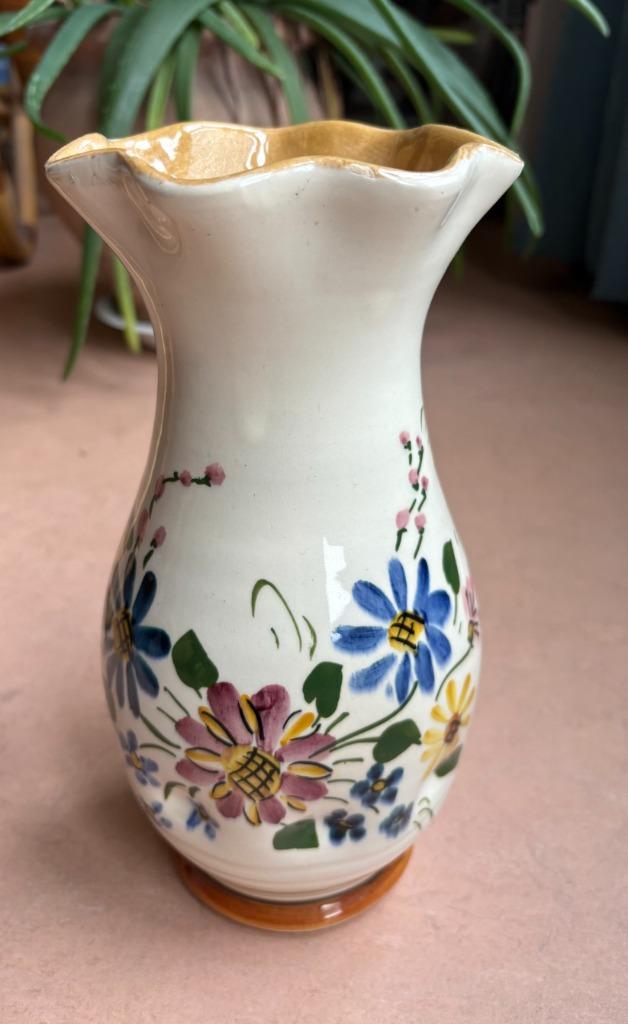 Mooie vintage vaas uit Rhodos, Griekenland, Huis en Inrichting, Woonaccessoires | Vazen, Gebruikt, Overige kleuren, Minder dan 50 cm