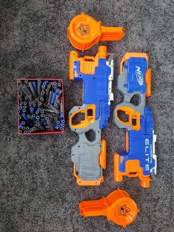 2st Nerf N-Strike Elite Hyperfire met pijlen beschikbaar voor biedingen