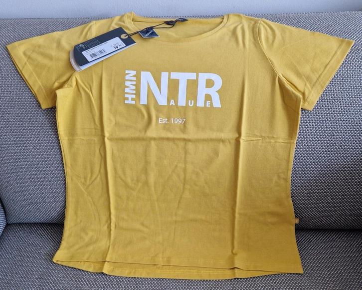 Human Nature T-shirt dames geel L bio katoen nieuw!, Kleding | Dames, T-shirts, Nieuw, Maat 42/44 (L), Geel, Korte mouw, Ophalen of Verzenden