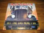 2 Lp Iron Maiden (Hit the Gas Here i Go) 1993 / Poster, Verzenden, Zo goed als nieuw