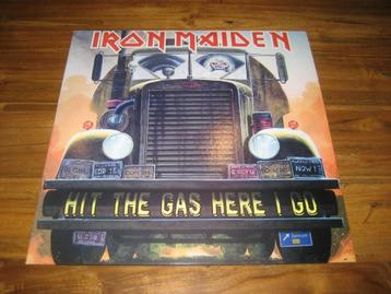2 Lp Iron Maiden (Hit the Gas Here i Go) 1993 / Poster beschikbaar voor biedingen