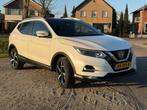 Nissan Qashqai 1.2 Tekna Plus 2018 Volledig leer Panoramadak, Voorwielaandrijving, Zwart, 4 cilinders, Wit
