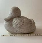 Betonnen klein tuinbeeld, eend, 16 x 14 cm, Verzenden, Gebruikt
