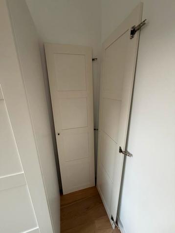 1 stuk Ikea BERGSBO wit 50x195 deur met scharnieren