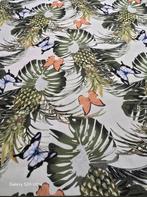 katoentje leaves vlinders, Hobby en Vrije tijd, Stoffen en Lappen, 120 cm of meer, Ophalen of Verzenden, Katoen, Nieuw
