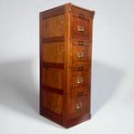 Vintage eikenhouten notariskast | archiefkast | ladekast, Ophalen