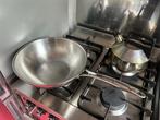 Cristel Castel Pro Multiply wok ø 30 cm rvs, Ophalen, Gebruikt, Rvs, Wok