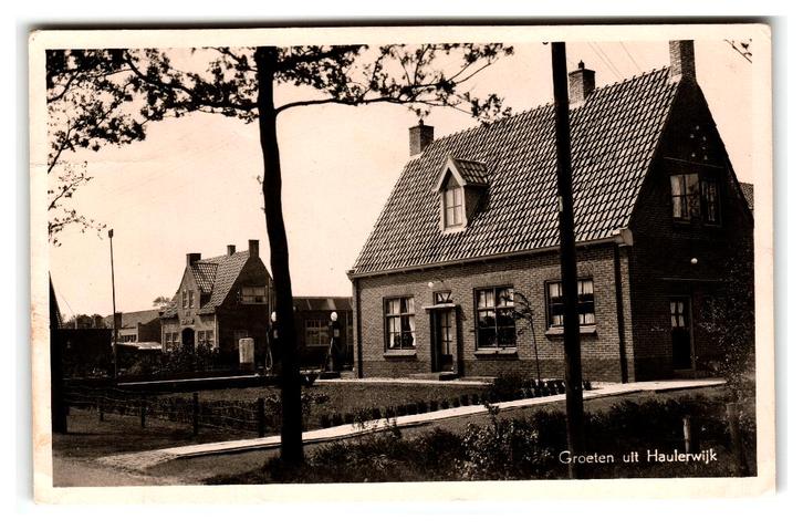 Haulerwijk, Verzamelen, Ansichtkaarten | Nederland, Ongelopen, Friesland, 1940 tot 1960, Verzenden