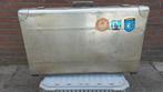 Vintage aluminium reis koffer, Sieraden, Tassen en Uiterlijk, Koffers, Ophalen, Gebruikt, 70 cm of meer, 55 cm of meer