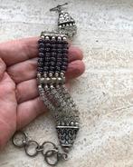 Amethist Chic Paars  Zilver Armband Oude Zeer Mooi Paars Wit, Verzenden, Paars, Zo goed als nieuw, Met edelsteen