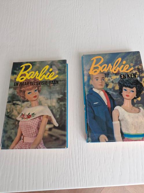 Vintage Barbie Boeken - Barbie en Ken, TV-baan, Boeken, Kinderboeken | Jeugd | onder 10 jaar, Gelezen, Fictie algemeen, Ophalen of Verzenden