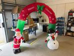 Opblaasbare Kerstboog 2,4 m met Kerstman en Sneeuwpop – Fees, Ophalen, Zo goed als nieuw