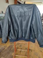 Vintage Adidas lederen jas., Kleding | Heren, Ophalen, Zwart, Maat 56/58 (XL), Adidas