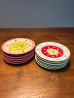 Gebaksbordjes C’est la vie by Jet ter Steege, Ophalen, Zo goed als nieuw, Overige stijlen, Bord(en)