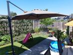 Parasol bois le duc capri 3x3, Tuin en Terras, Ophalen, Gebruikt, Zweefparasol