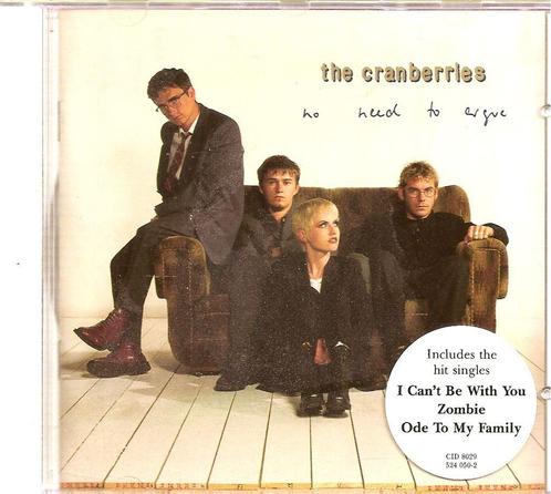 cd van The Cranberries – No Need To Argue, Cd's en Dvd's, Cd's | Rock, Zo goed als nieuw, Verzenden