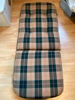 Vier tuinstoel kussens groen geruit, Ophalen, Zo goed als nieuw