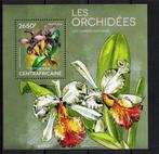C.AFRIKA PF BLOK ORCHIDEEËN ORCHIDS BLOEMEN FLOWERS, Ophalen of Verzenden, Postfris, Dier of Natuur