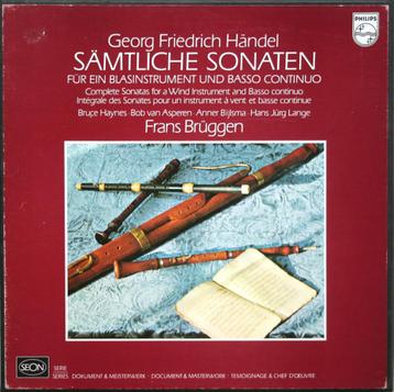 Händel - Sonates voor blazer en bc - Frans Brüggen (3 lp's) beschikbaar voor biedingen