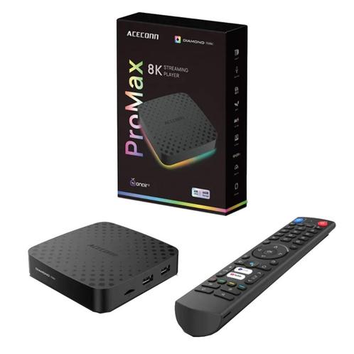 Retour: Aceconn Diamond Pro Max – 4K Media Streamer, Audio, Tv en Foto, Mediaspelers, Nieuw, Zonder harde schijf, HDMI, USB 2.0