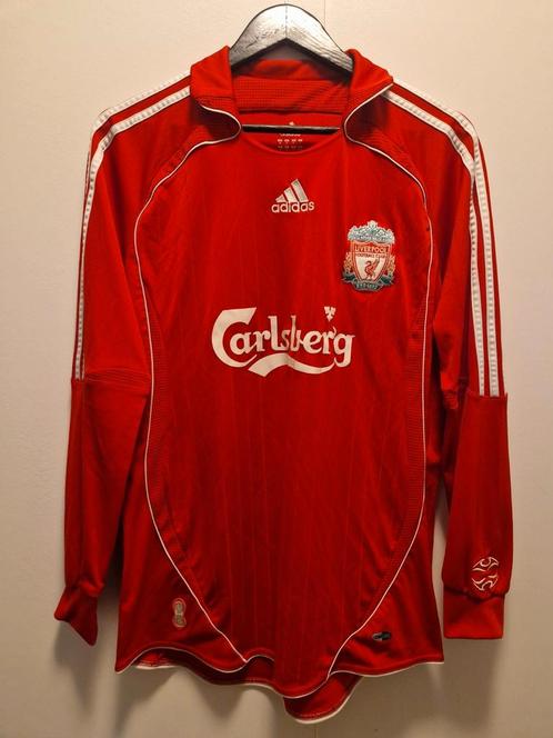 Liverpool voetbalshirt (thuisshirt - lange mouw) 2006-2007, Sport en Fitness, Voetbal, Zo goed als nieuw, Maat M, Ophalen of Verzenden