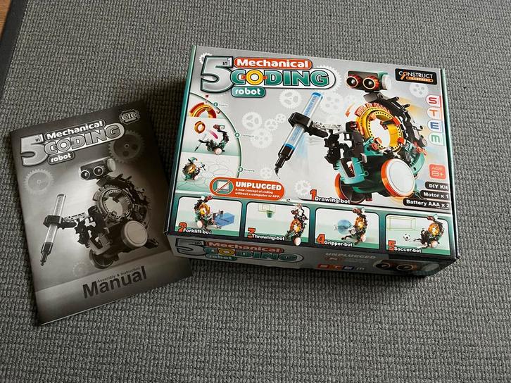 Mechanische Coding Robot Bouwpakket - Nieuwstaat, Hobby en Vrije tijd, Modelbouw | Auto's en Voertuigen, Nieuw, Overige typen