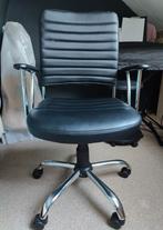 Bureaustoel, kunstleer, Ophalen of Verzenden, Zo goed als nieuw, Zwart