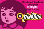 Pinkpop parkeerplek parking parkeerplaats parkeer ticket, Tickets en Kaartjes, Twee personen, Meerdaags