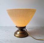 Tafellamp - schemerlamp, Huis en Inrichting, Lampen | Tafellampen, Ophalen, Zo goed als nieuw, Glas, Minder dan 50 cm