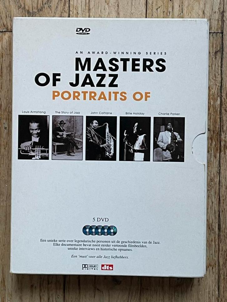 Masters of Jazz - 5 DVD Boxset, Cd's en Dvd's, Dvd's | Muziek en Concerten, Zo goed als nieuw, Ophalen of Verzenden