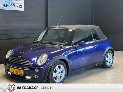 MINI Cabrio 1.6 Cooper Cabrio Automaat Airco Lm Velgen, Auto's, Mini, Bedrijf, Te koop, Cabrio, ABS, Airbags, Airconditioning