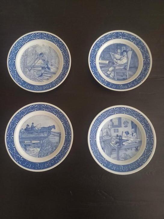 Rörstrand verzamelbordjes Fars dag 1977-1980 per stuk €10,-, Antiek en Kunst, Curiosa en Brocante, Ophalen of Verzenden