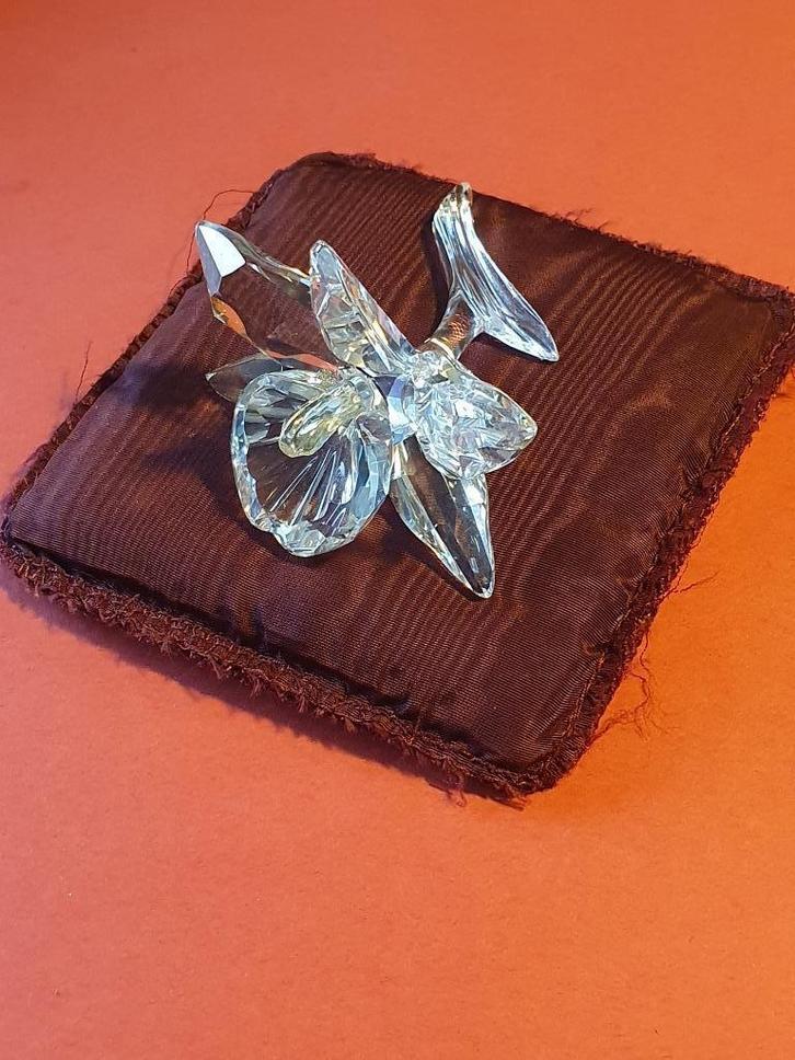 Swarovski orchidee licht geel, Verzamelen, Swarovski, Figuurtje, Ophalen