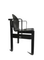 Gave vintage post moderne Gerd Lange design Thonet stoelen, Huis en Inrichting, Ophalen, Gebruikt, Zwart, Metaal