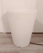 Verlichte bloempot (diameter 40 cm), Tuin en Terras, Bloempotten, Kunststof, Gebruikt, Rond, Tuin