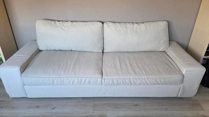 IKEA KIVIK 3-zits SLAAPBANK, Huis en Inrichting, Slaapkamer | Slaapbanken, Zo goed als nieuw, 140 cm, 200 cm, Tweepersoons, Beige