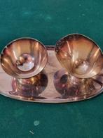 Roomstel verzilverd drie delig, Antiek en Kunst, Curiosa en Brocante, Ophalen of Verzenden