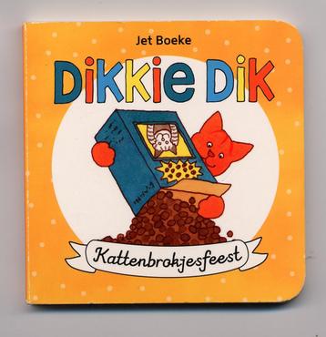 Dikkie Dik - Kattenbrokjesfeest - kartonboekje miniboekje beschikbaar voor biedingen