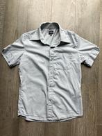 G-star 'kreukel look' overhemd (maat M), G-Star Raw, Blauw, Zo goed als nieuw, Halswijdte 39/40 (M)