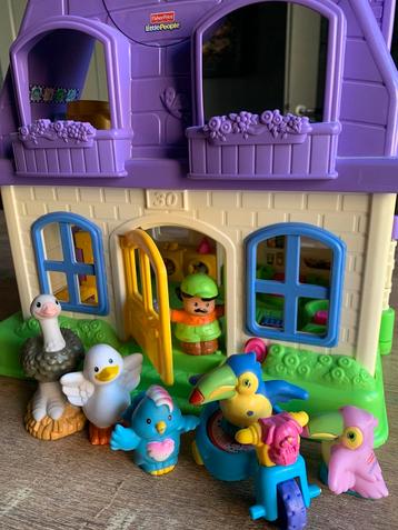 Little people huis met poppetjes en geluiden beschikbaar voor biedingen