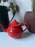 Emaille keteltje rood, 0,6l, Ophalen of Verzenden