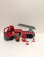 Brandweer ladder wagen met poppetje, pionnen en brandkraan, Ophalen of Verzenden, Zo goed als nieuw