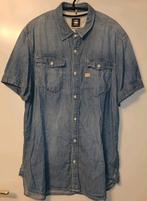 G-STAR RAW spijker blouse blauw maat Xxl, Kleding | Heren, Overhemden, G-Star Raw, Blauw, Ophalen of Verzenden, Zo goed als nieuw